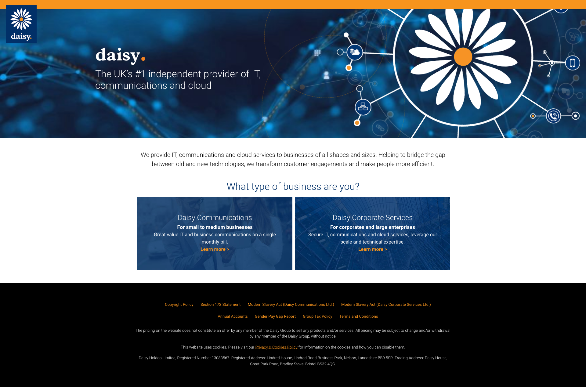 Screenshot of daisygroup.com
