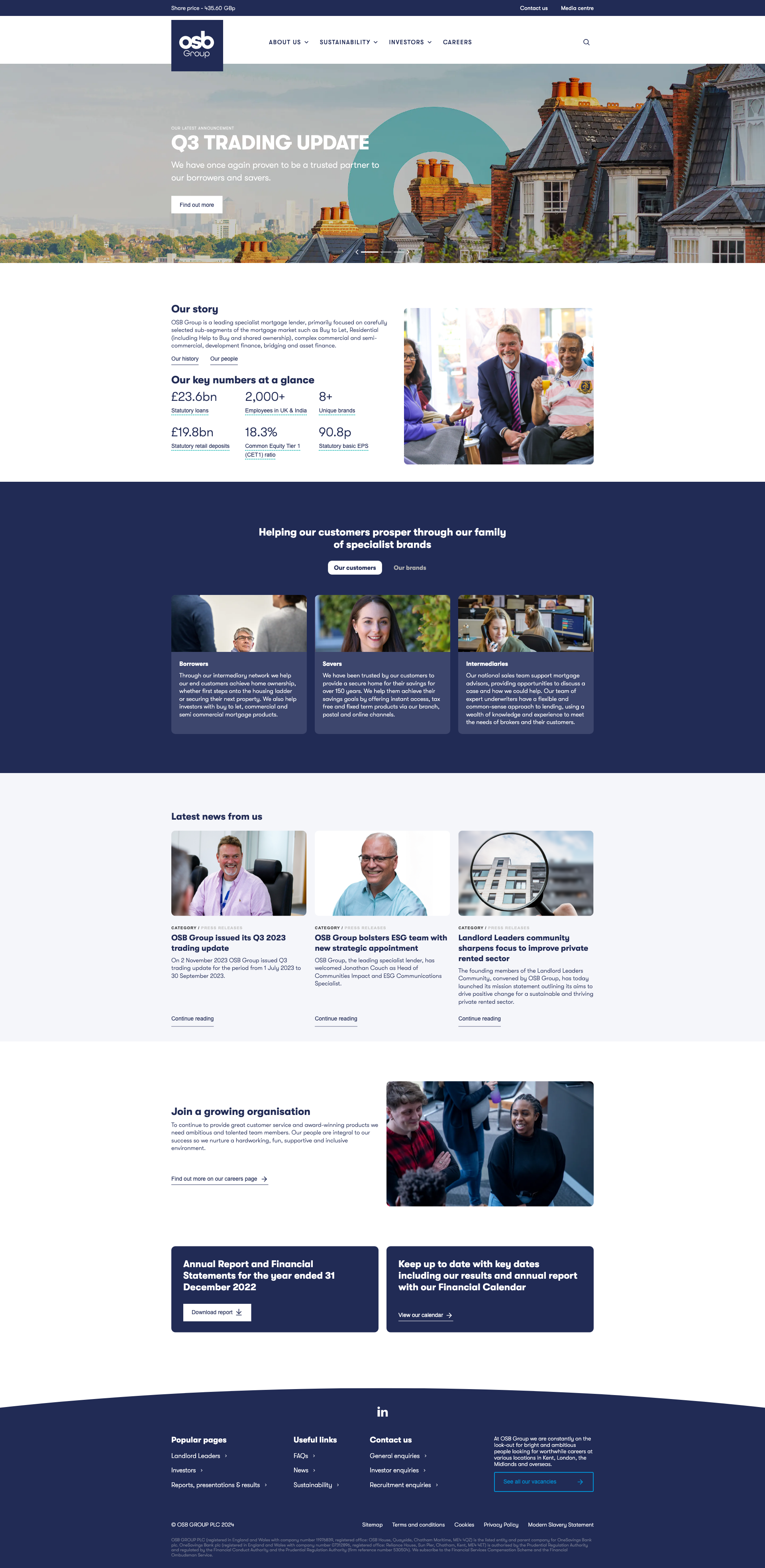 Screenshot of osb.co.uk