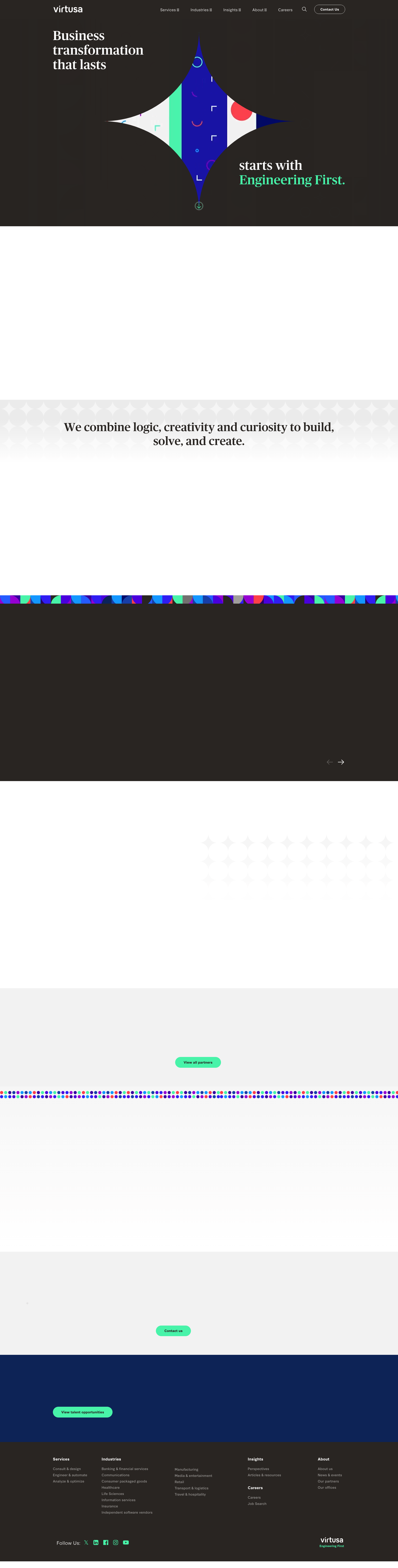 Screenshot of virtusa.com